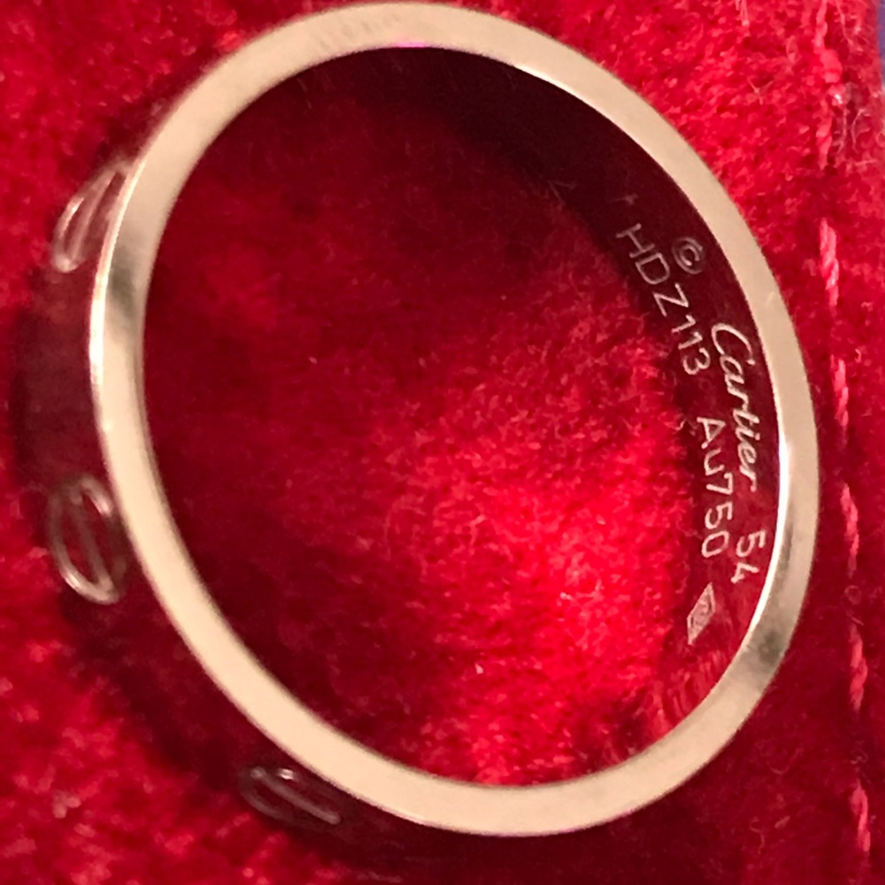 Cartier Love Wedding Band - Size 54